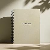 Fark Tanıtım Tarihsiz 6 Aylık G&uuml;nl&uuml;k Planlayıcı | Spiralli Sert Kapaklı Organizer Not Defteri | 204 Sayfa | 22 x 28,5 cm