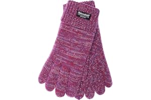 EEM FASHION EEM guantes de punto para niños, algodón suave, forro térmico Thinsulate