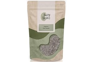 Organic Chia Seeds - Certified Organic - by Busy Beans Organic (500g)