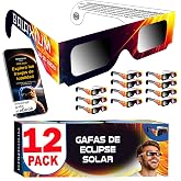 Galaxium Gafas Eclipse Solar Homologadas, ISO 12312-2, 6/12/25/50/100 Pack