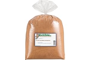 KORK-DEKO Polvere di Sughero | Polvere, Farina, Segatura di Sughero | Pesca Esca Boiglietta Galleggiante | Modellismo | Lettiera Substrato Terrario & Roditori | Cork Dust Esperienza Fisica, 10l