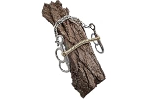 ‎ESPOSITA Esposita Postkandare 2 Ringe aus rostfreiem Edelstahl - Stange aus Messing und einseitig geriffelt (8,0cm - 14,5cm)