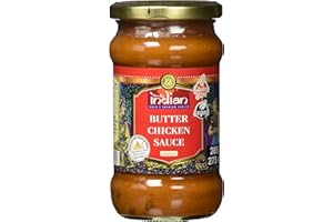 ‎TRULY INDIAN TRULY INDIAN Butter Chicken Sauce – Mild-würzige Fertigsauce für schnelle Gerichte mit natürlichen Zutaten – Authentisch indisch kochen – Vegan & glutenfrei – 6 x 285 g