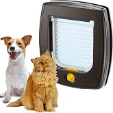 Ferplast Swıng 3 Kedi-K&ouml;pek Kapısı,Kahve,14,8X14,5, Standard, Kahverengi