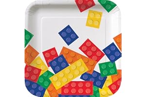 Creative Converting 8- Count Square Paper Plate, 7, PC102052