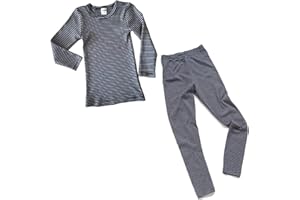 HERMKO 22202 Kinder Set - Thermo Langarmshirt + Thermolegging
