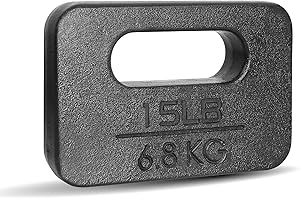 ‎YES4ALL Yes4All Żeliwne krążki do sztangi Ruck do plecaka, wiele rozmiarów, do pleców, huśtawek, przysiadów, treningu siłowego, treningu fitness i ćwiczeń domowych