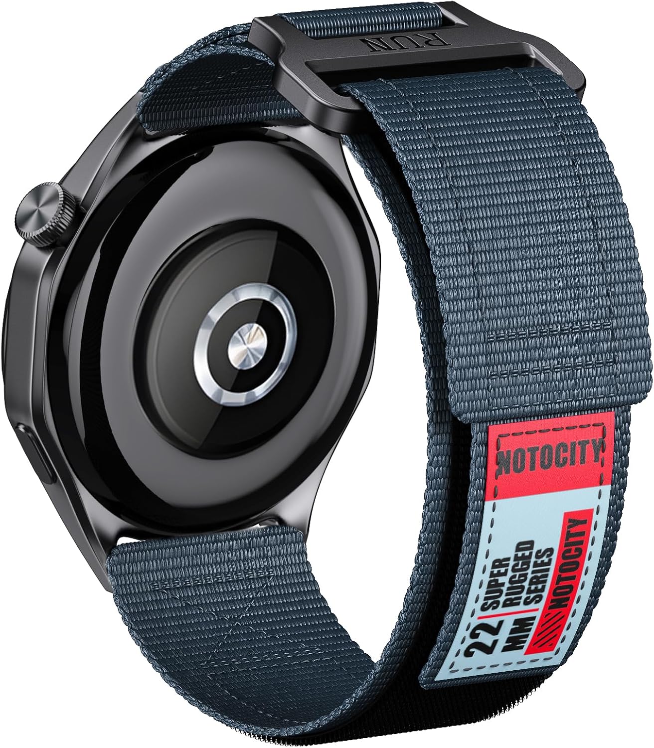 NotoCity Correa para Huawei Watch GT2/3/4/5/Pro 46mm/GT Runner, 22mm Nylon Banda para Samsung Galaxy Watch 3 45mm/Galaxy Watch 46mm/Gear S3 Classic
