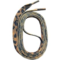 Sneaker Leo BTFL Profi-Schnürsenkel Im Leopardenprint – Extra Lang (274 Cm) – Für Rollschuhe, Boots & Skates Modische Accessoires