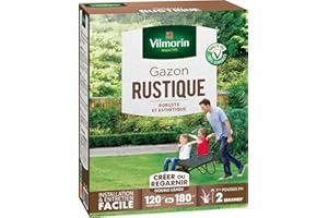 Vilmorin 4460415 Gazon Rustique, Vert, 3 kg