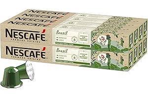 ‎NESCAFÉ FARMERS ORIGIN NESCAFÉ Farmers Origins Brazil Lungo 8 x 10 Kaffeekapseln- Kaffeekapseln für Nespresso Maschinen.