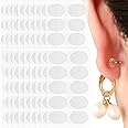 X spring Ear Lobe Support Patches, 200 PCS Ear Patches Earring Protectors, Earring Support Patches, Large Earrings Support Sticker Reduces Strain Ear Patches for Men Women Long Time Wear Earrings