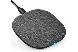 Szybka bezprzewodowa ładowarka Luxsure Indukcyjna stacja ładująca Qi Ładowarka indukcyjna do iPhone 13 Pro/12/11/X/XR/8, Samsung Galaxy S21/S20/S10, Note 20/10 Ultra i Huawei P30 itp