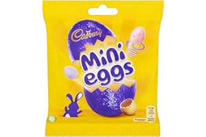 Cadbury Mini Eggs Easter Chocolate Bag, 80 g, Pack of 24