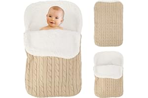 YINUODAY Coperta per fasciare il passeggino in pile, sacco nanna per neonati da 0 a 12 mesi