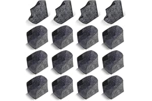 KUNAXKU 16 Stück Filz Bodenschoner für Bierzeltgarnitur – Tisch- und Stuhlbeinschoner (3,5 x 6 x 6 cm) für Gartenpartys – Schutz für Bierbänke und Tische