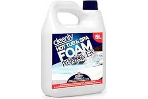 Cleenly Hot Tub & Spa Foam Remover for Defoaming - Anti Foam for Hot Tubs & Spas - 5L Easy To Use, clear (262420)