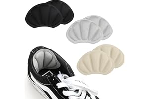 Joynine 3 Pares Taloneras para Zapatos Almohadillas para Talón Plantillas Zapatos Grandes Protectores de Talón Autoadhesivos Antideslizantes y Resistentes al Desgaste para Hombres Mujeres