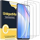 UniqueMe [3 Pack Tempered Glass Screen Protector Compatible with Xiaomi Mi 10T Lite 5G 6.67-inch (Not For Mi 10T/10T Pro) wit