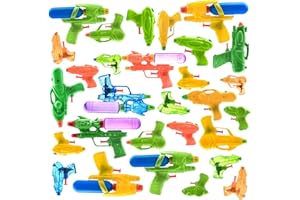Prextex Ultimate Water Fun: 30-Piece Water Pistols and Water Blasters Set - Swimming Toys and Pool Toys Set - Safe Water Toy Pistol and Shooting Games for Kids - Great Party Bag Fillers for All Ages!