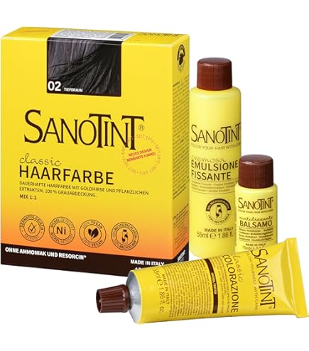 SANOTINT Classic 3 Naturbraun 125 Ml Haarfarbe | Auwald Bio