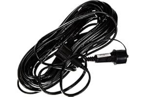 Konstsmide 2377-000 przedłużacz 10 m do LED łańcucha świetlnego do ogródka piwnego (2378; 2379) / do użytku na zewnątrz/czarny kabel