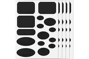 HAIFAFAFAING 5 Sheets/75 pcs Black Down Jacket Repair Patch Nylon Self Adhesive Repair Patch 5 Size Puffer Jacket Repair Patch Waterproof Lightweight Fabric Repair Patch for Jackets Coats Tent Sleeping Bag(5pcs)