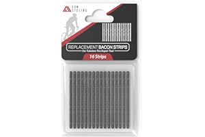 KOM Cycling Tiras de tocino de repuesto para herramientas de reparación de neumáticos sin cámara, 16 tiras de reparación de repuesto sin cámara que funcionan con múltiples herramientas de reparación