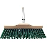 Deine Bürste Gartenbesen - Straßenbesen mit Teleskopstiel, Stiel – Idealer Besen für Draußen, Garten, Straße, Strasse, Strass