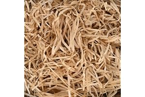 DARBERMU 100g Khaki Shredded Tissue Paper for Gift Boxes Decoration, Empty Gift Box Filling Paper, Filler Paper for Valentine's Day, Christmas, Birthday Gift Decorations, DIY Gift Packaging