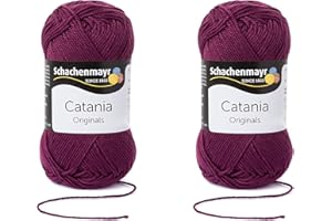 SCHACHENMAYR SINCE 1822 Schachenmayr Catania, Twins burgund Filati Per Maglieria A Mano