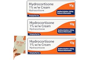 TDY STORE Hydrocortisone Cream 1% w/w Bite and Sting Cream, Mosquito and Bee Sting Treatment, Itchy Skin and Redness Solution, 3 x 10g Tubes - TDY Bundle Including Skin Relief Guide- Packaging May Vary