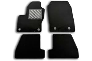 MTC AUTOMOTIVE Tappetini per Ford Focus III dal 2011-2018 Fix rotondo Su misura, antiscivolo, battitacco in gomma rinforzata