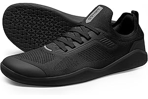 AIRHAS Men's Barefoot Shoes Zero Drop Running Shoes Minimalist Gym Shoes for Men Deadlift Cross Training Sneakers
