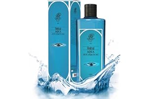 Rebul Aqua Eau de Cologne | Cologne Water for Men Glass Bottle 250 ml After Shave, Cologne, Shaving Water for Men and Women - Rebul Kolonya