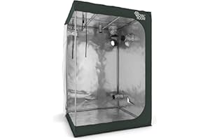 RoyalRoom® Growbox C150 150x150x200cm Growzelt Gewächshaus
