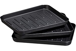 ‎RELAXDAYS Relaxdays Schuhabtropfschale 3er Set, Schuhwanne aus Kunststoff, für 3 Paar Schuhe, Ablage HxBxT 3 x 35 x 27 cm, schwarz