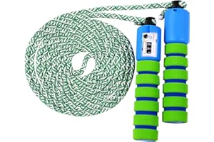 KONVINIT Cuerda para Saltar para niños Skipping Rope Ajustable,Saltar la Cuerda Mango de Espuma para el Juego Escolar o Actividad al Aire Libre