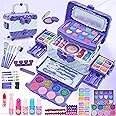 Kids Makeup Sets For Girls - Girl Toys Children Makeup Set Washable Make Up Set for Little Girls,Princess Play Games Kids Toys Presents,Teenage Girls Gifts Christmas Birthday Age 4-12 Year Old(purple