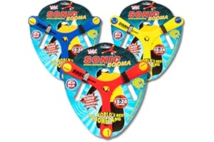 Wicked Vision- Booma Sonic Boomerang, WKSON, Couleurs Différents (Rouge, Bleu ou Jaune) 1 pièce