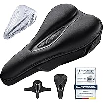 Set Di 2 Coprisella Per Bicicletta Impermeabili - Universali Per MTB, Città E Corsa - Traspiranti E Antistrappo (Nero+Grigio)