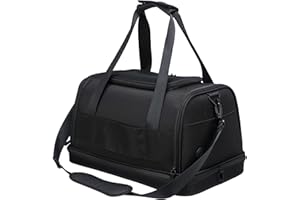 TRIXIE Sac pour Avion Plane, 28 × 25 × 44 cm, Noir - 28904