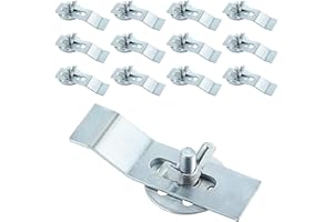 ENHON 12 Pack Sink Clips Kit, Undermount Sink Clips, Sink Mounting Kit Bracket, Installation Repair Hardware Clips Fastener Support for Kitchen or Bathroom Sinks (Silver)