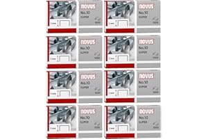 Novus Agrafes pour le bureau Agrafeuse 24/6DIN Super, 24/6, fil d'acier galvanisé Nr. 10
