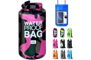 ShyaWorld Bolsa Mochila Impermeable Estanca Seca. litros Diferentes de Capacidad. Funda de Móvil Impermeable Estanca Hermética Incluida. para Playa Kayak Surf Montaña y el Uso Que tu Quieras.