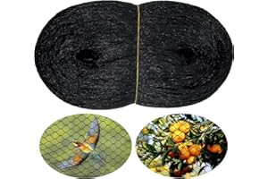 MAILEKT Filet Anti Oiseaux 6X10m, Protection Pigeon, Jardin Potager, Cerisier et Fraisier - Protection Arbre Fruitier des Dommages Causés