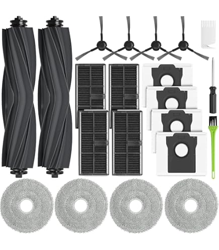 Ersatzrad-Set Für Dreame L40 Ultra & L40s Ultra – Roboterstaubsauger Zubehör, Links & Rechts, Schwarz