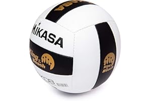 KING OF THE BEACH Miramar Replica Volleyball by Mikasa - Reinforced SandTech Composite Leather, High Air Retention