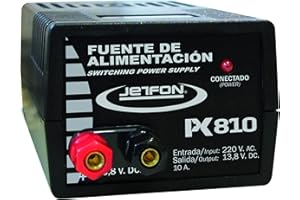 Jetfon PC810 Alimentation à découpage et stabilisée de 10 A Max.