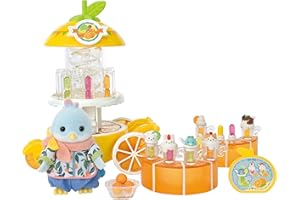 Sylvanian Families - 5861 Zitronenvogel Saftbar, Spielset mit Tierfigur und Zubehör, Tierfiguren, Vögel, Spielzeug für Kinder ab 3 Jahren
